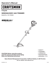 Craftsman Weedwacker 316.794490 Operator's Manual