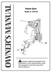 Bodyworx 352 STB Owner's Manual