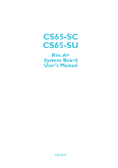 DFI CS35-SC User Manual