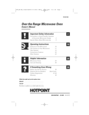 hotpoint oven troubleshooting manual