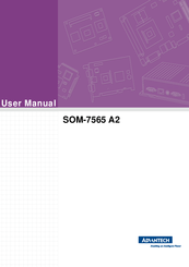 Advantech SOM-7565 A2 User Manual