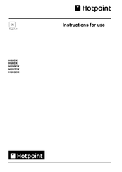 Hotpoint HSD6EIX Instructions For Use Manual