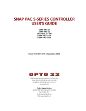 OPTO 22 SNAP-PAC-S2 User Manual