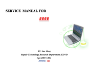 MiTAC 8666 Service Manual