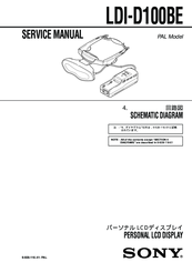 Sony LDI-D100BE Service Manual