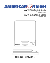 American Weigh AMW-875 User Manual