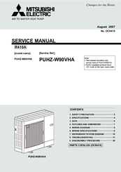 Mitsubishi Electric PUHZ-W90VHA Service Manual