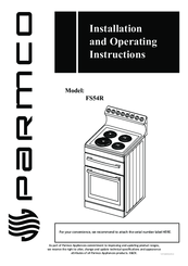 Parmco FS54R Operating Instructions Manual