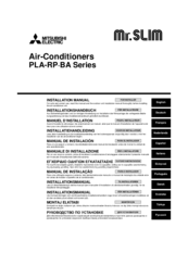 Mitsubishi Electric Mr.Slim PLA-RP-BA Series Installation Manual