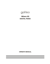 Galileo Milano 3G Owner's Manual