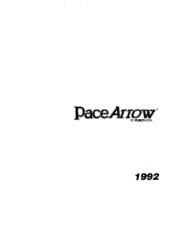 Fleetwood Pace Arrow 1992 Manual