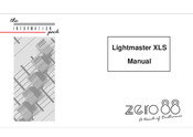 Zero 88 Lightmaster XLS Manual
