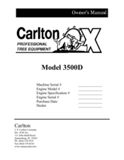 Carlton 3500D Owner's Manual