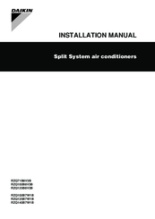 Daikin RZQ125B8V3B Installation Manual