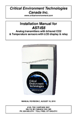 Critical Environment Technologies AST-IS5 Installation Manual