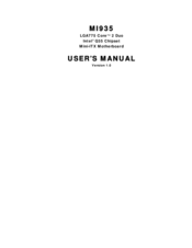 IBASE Technology MI935 User Manual