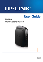 Tp Link TX-6610 User Manual