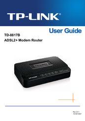 Tp Link TD-8817B User Manual