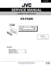 JVC KS-FX200 Service Manual