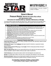 NorthStar 15781520 Owner's Manual
