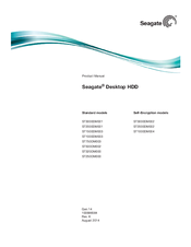 Seagate ST1000DM004 Product Manual