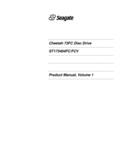 Seagate Cheetah ST173404FCV Product Manual