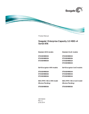 Seagate ST4000NM0004 Product Manual