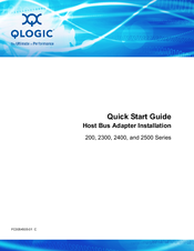 Qlogic 200 Series Quick Start Manual
