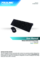 Prolink PCWM-7001 User Manual