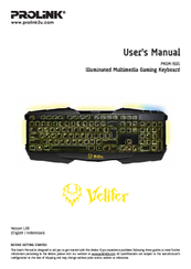 Prolink Velifer PKGM-9101 User Manual