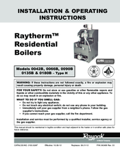 Raytherm 0090B Installation & Operating Instructions Manual