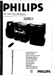 Philips Magnavox FW 750C Instruction Manual