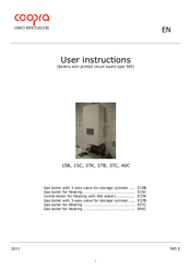 Coopra 37K User Instructions