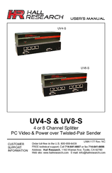 Hall Research Technologies Mini-Cat UV8-S User Manual