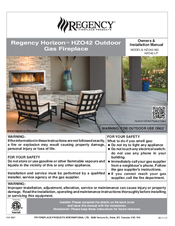 Regency Fireplace Products Horizon HZO42-LP Owners & Installation Manual