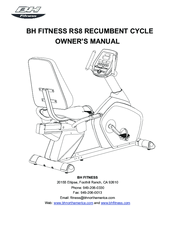 BH FITNESS RS8 - Owner's Manual