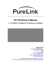 PureLink HT-150 Owner's Manual