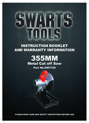 Swarts Tools SW1720 Instruction Booklet
