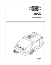 Tennant 800D Operator's Manual