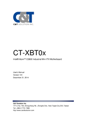 C&T Solution CT-XBT0 Series User Manual