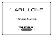 Mesa CabClone Owner's Manual