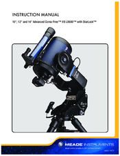 Meade Advanced Coma-Free f/8 LX600 with StarLock Instruction Manual