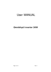 Omnik Omnikhyd Inverter 3KW User Manual