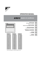 Daikin RXY20MTLE Operation Manual