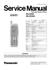 Panasonic GSM EB-GD95 Service Manual