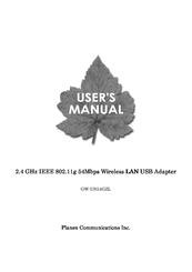 Planex GW-US54GZL User Manual