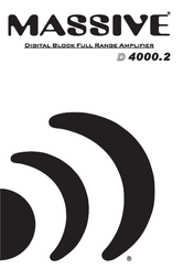 Massive Audio D 4000.2 User Manual