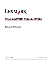 Lexmark MX910 Series Technical Reference