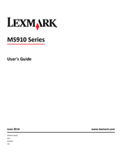Lexmark MS910 Series User Manual