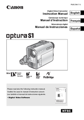 Canon opture S1 Instruction Manual